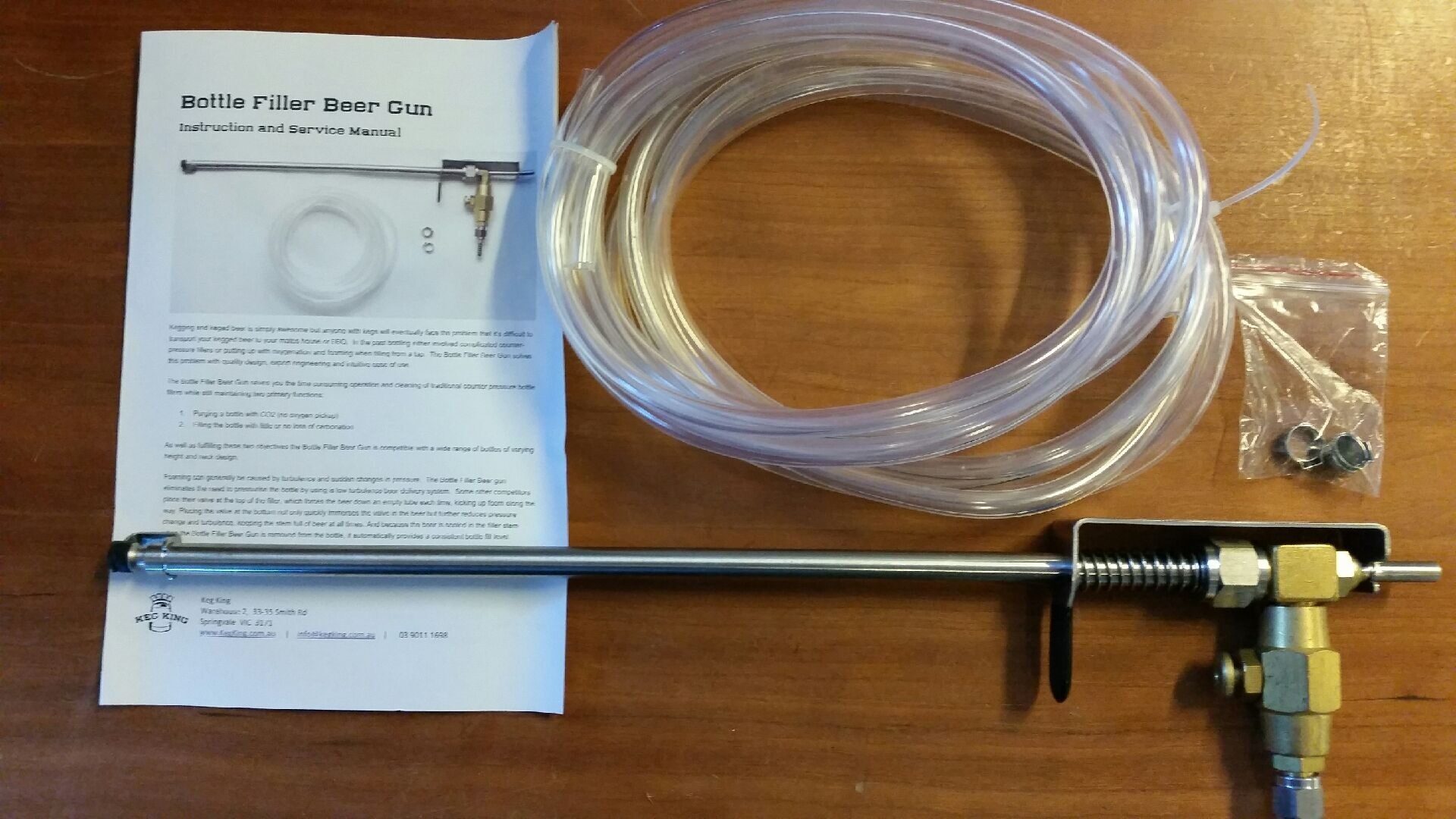 Beer gun komplet Keg King NYHED